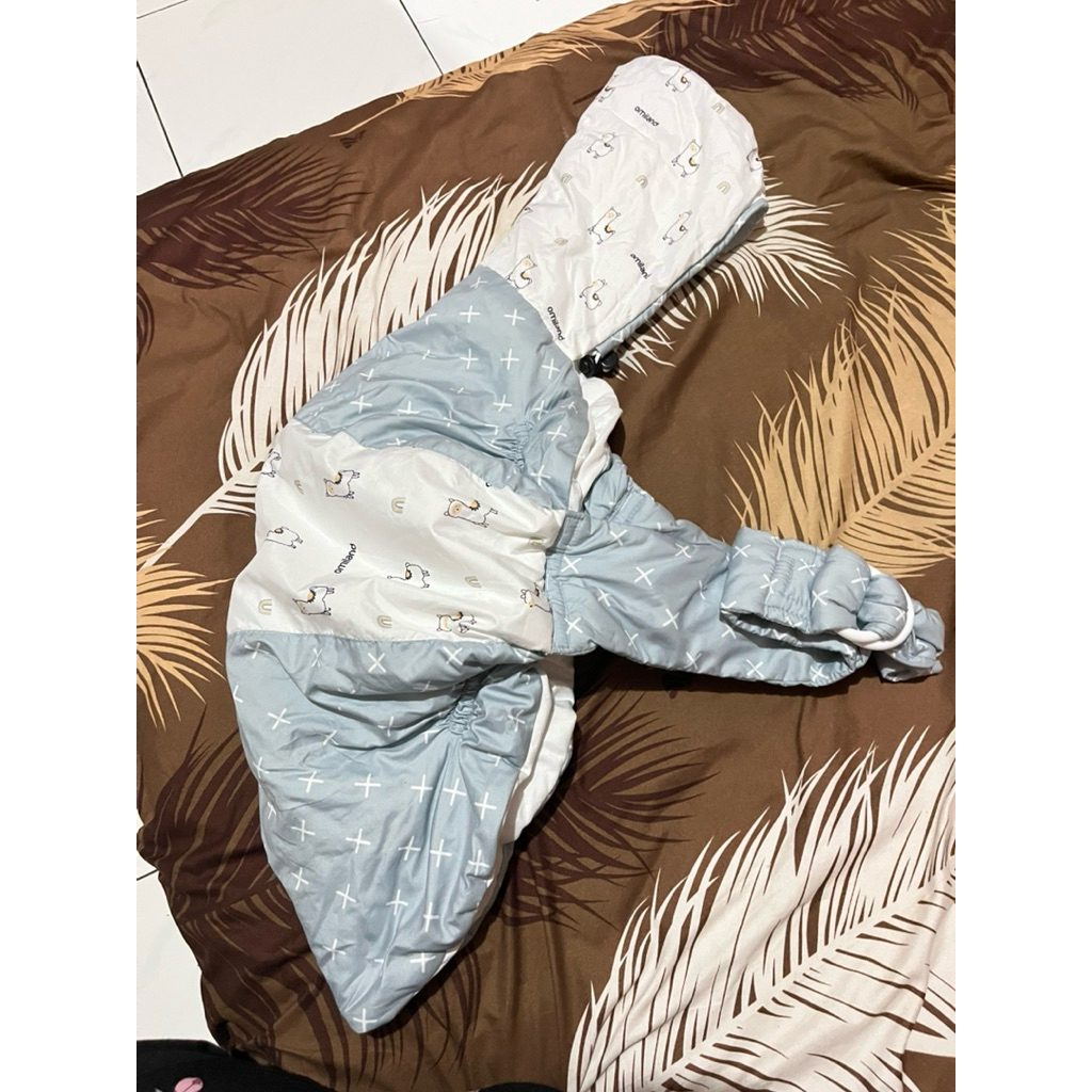 PL gendongan bayi omiland elpaca biru