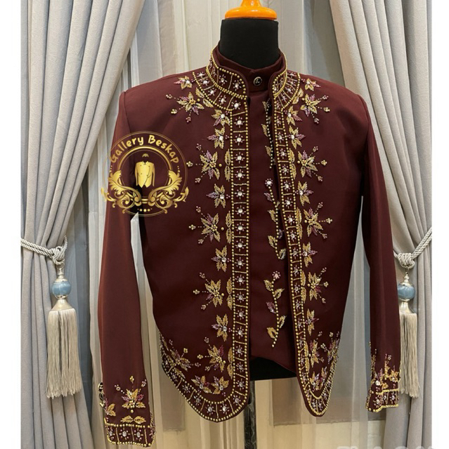 Beskap pengantin / beskap solo/ beskap jawa premium