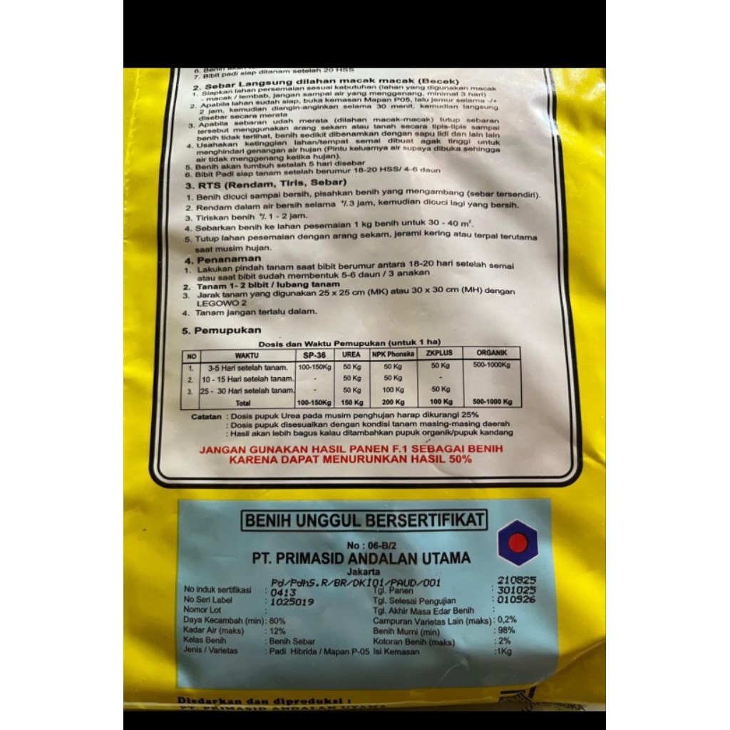 mapan 05 original exp JULI 2026