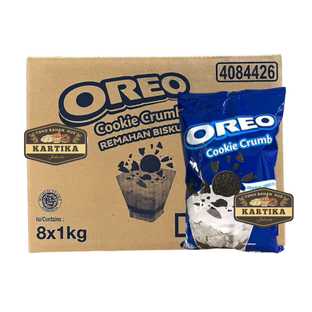 Oreo Bubuk Oreo Cookie Crumb 1kg (isi 8) - KARTON