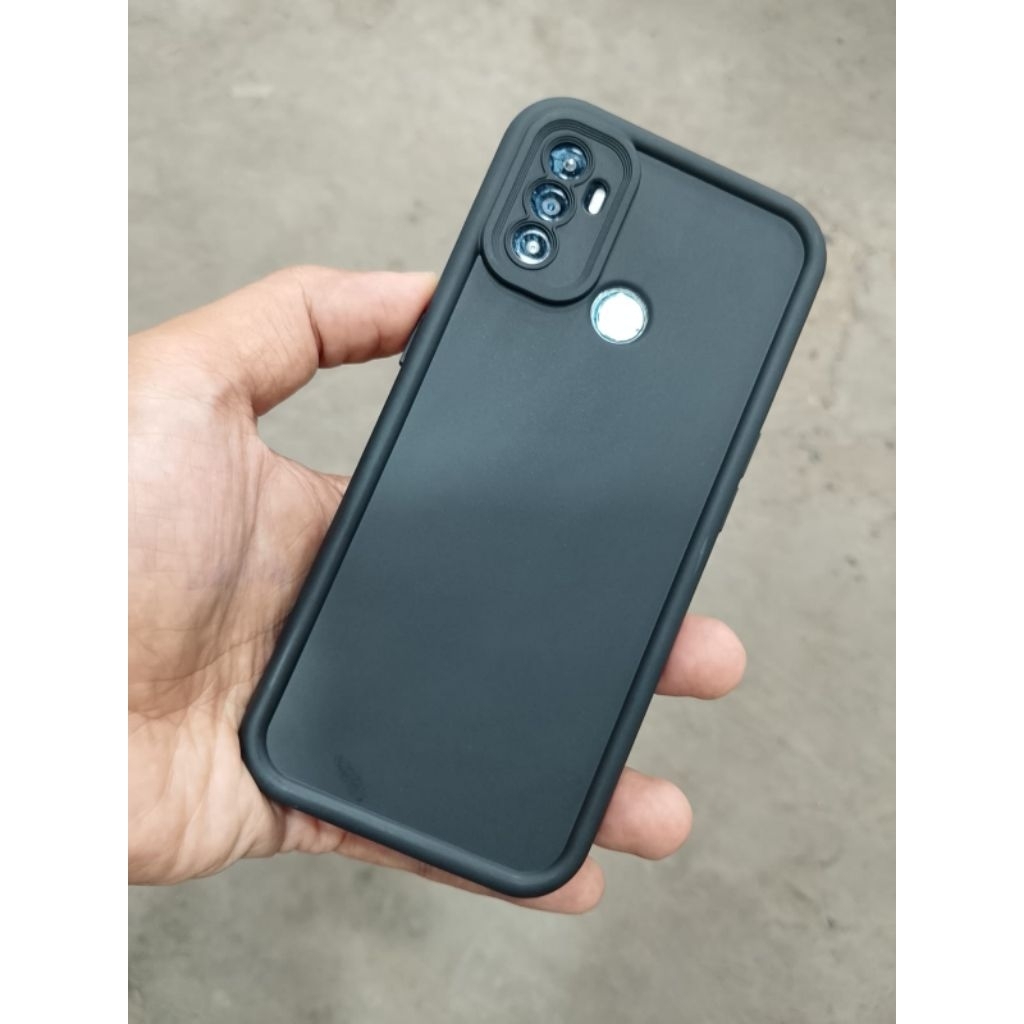 Sofcase OPPO A53 2020 matte black procam case premium berkualitas elegan dan mewah