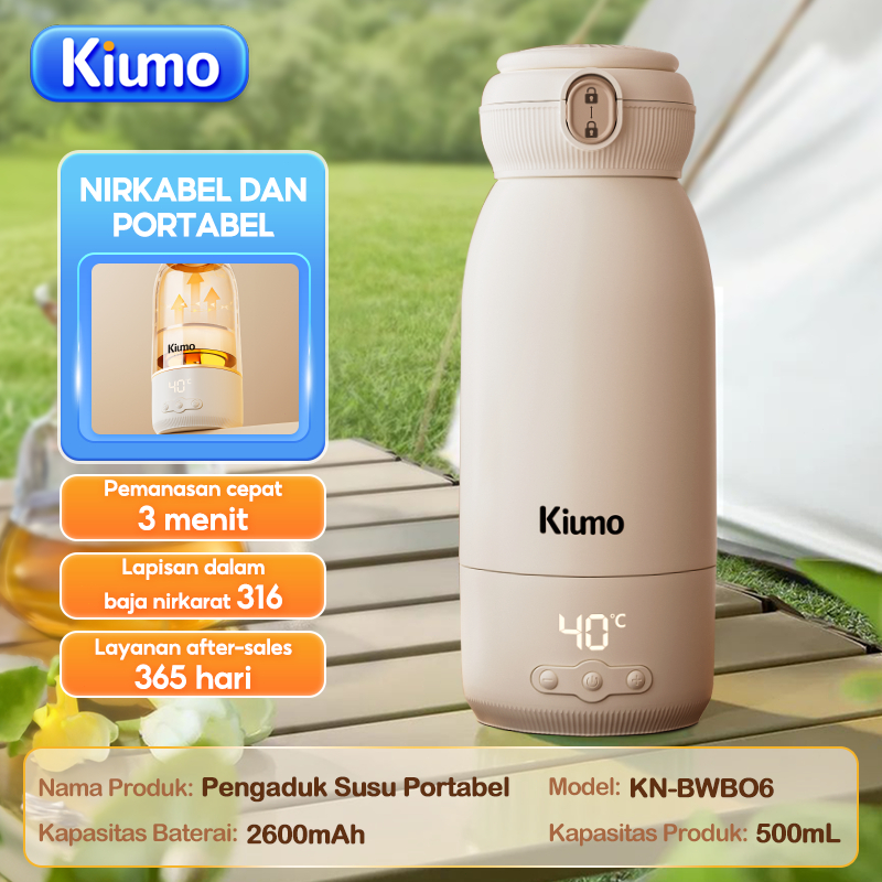 Kiumo pemanas asi portable milk warmer penghangat susu bayi alat penghangat susu bayi 2in1 portable 