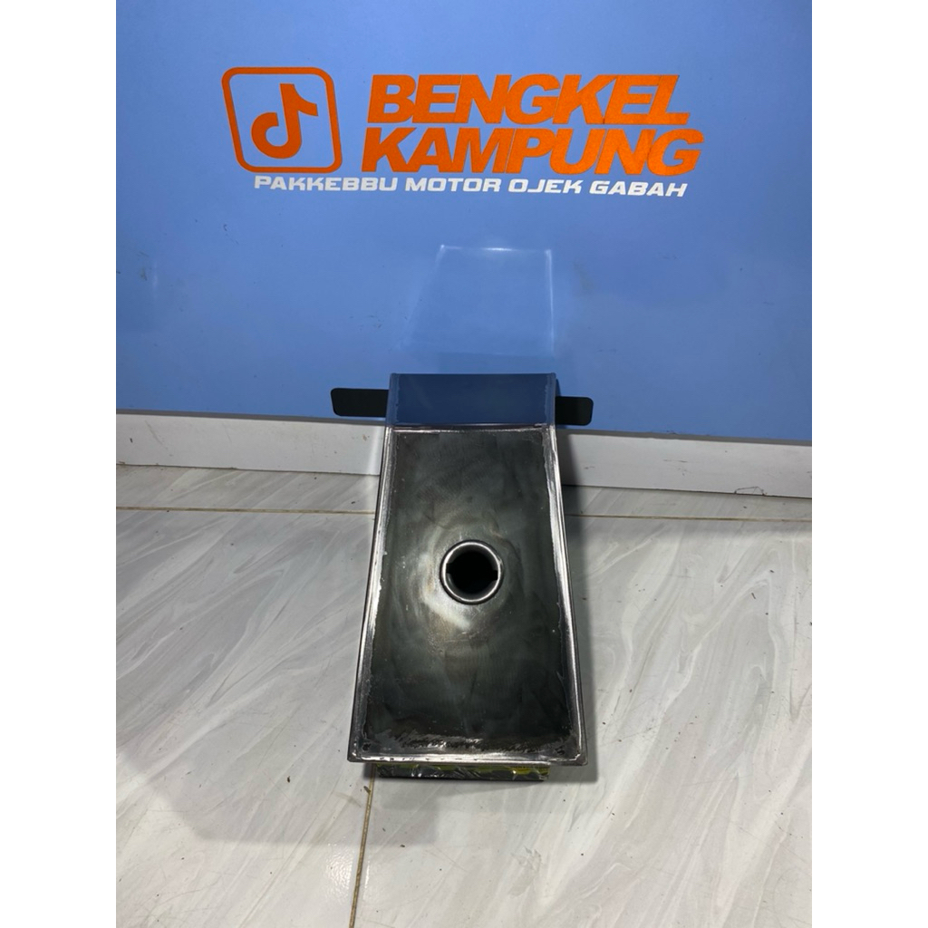 tangki plat hitam buat motor ojek gabah.