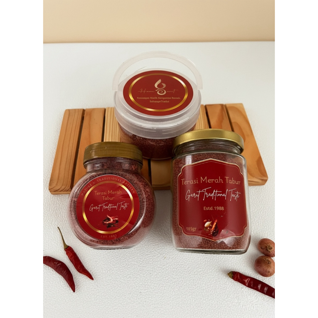 HawuGarut.Terasi Merah Matang Bubuk Asli Garut