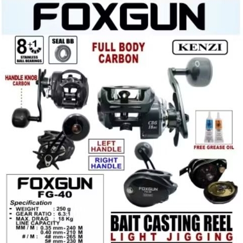 Reel Pancing BC FOXGUN KENZI FG-40