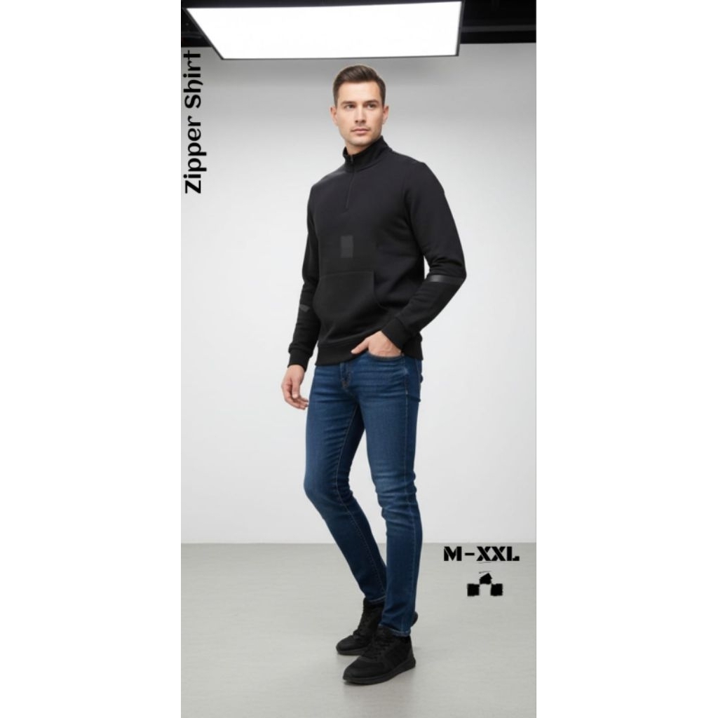 Jacket Sport Pria Hitam AD