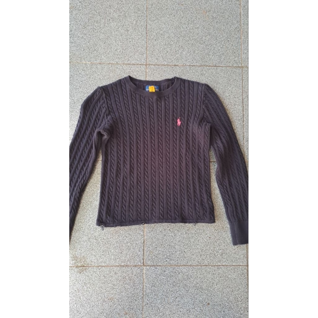 jaket sweater ori preloved raph lauren