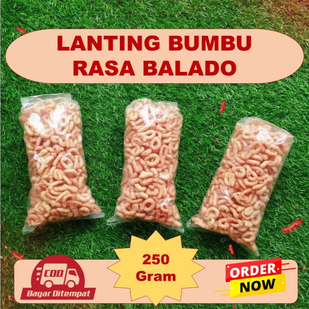 Lanting Balado Asli kebumen Lanting Singkong Pedas Manis