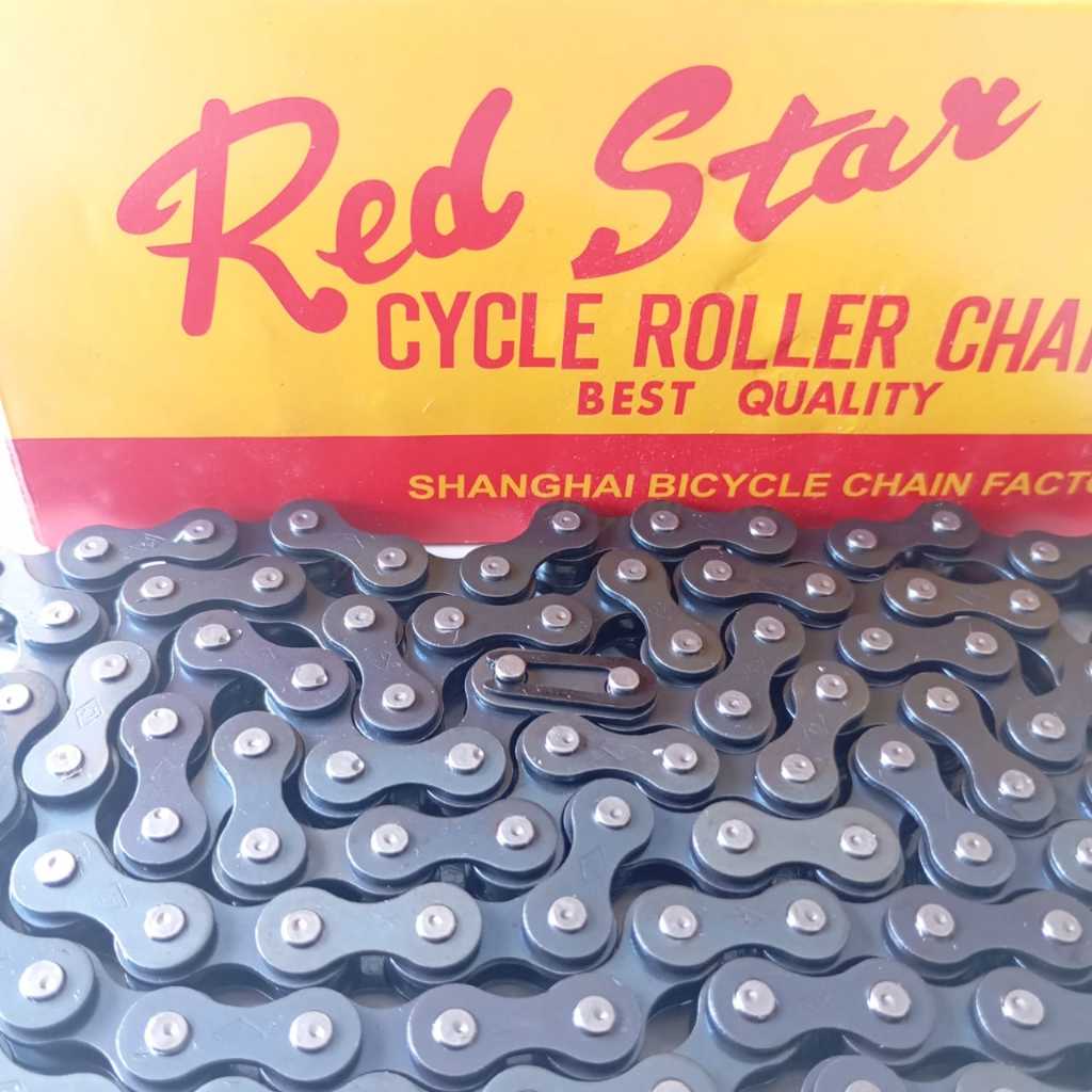 Rantai Sepeda Red Star Sepeda Onthel Jengki Mini BMX Sepeda Anak / RANTAI SEPEDA SINGGLE SPEED