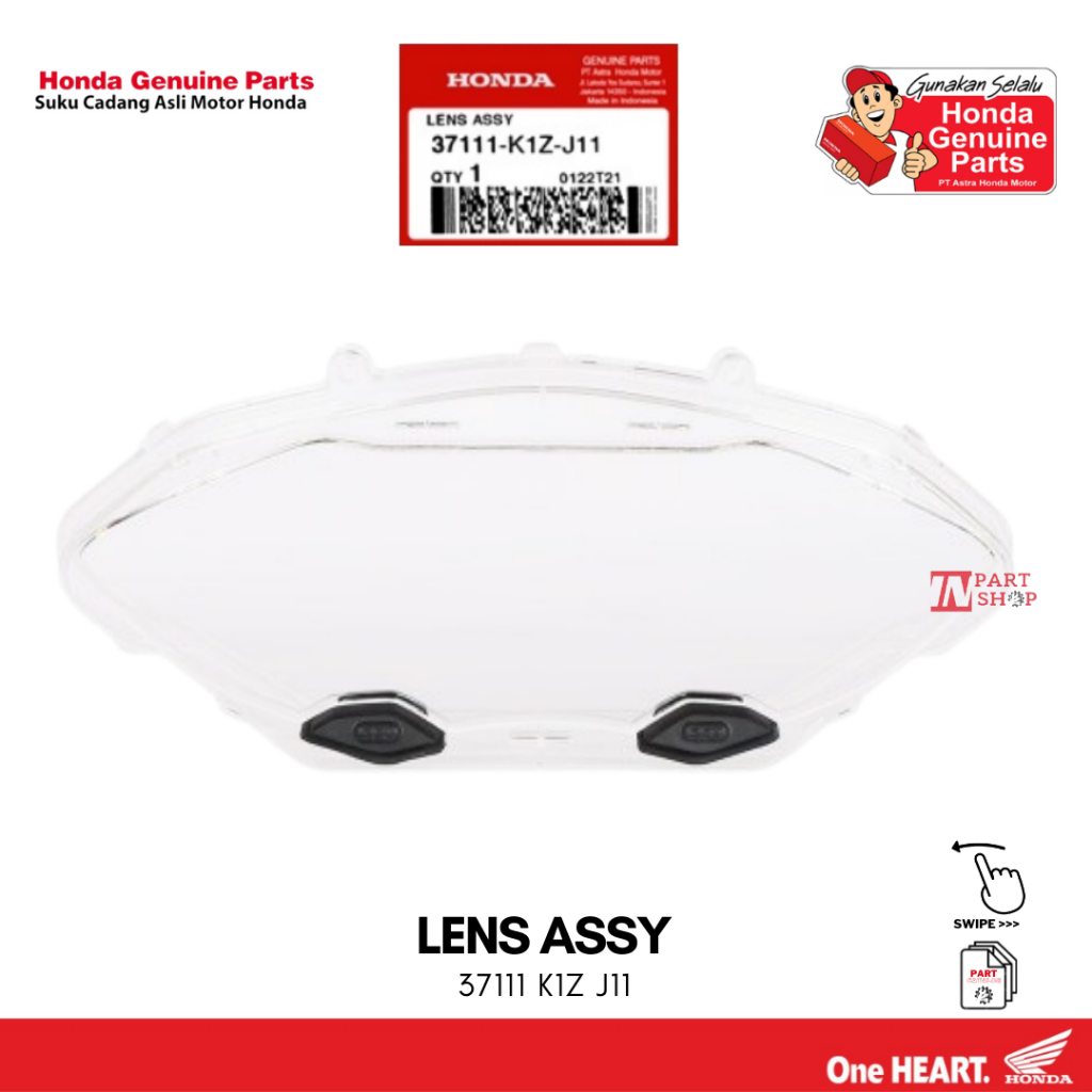 Mika Speedometer (Lens Assy) - PCX160 / 37111-K1Z-J11