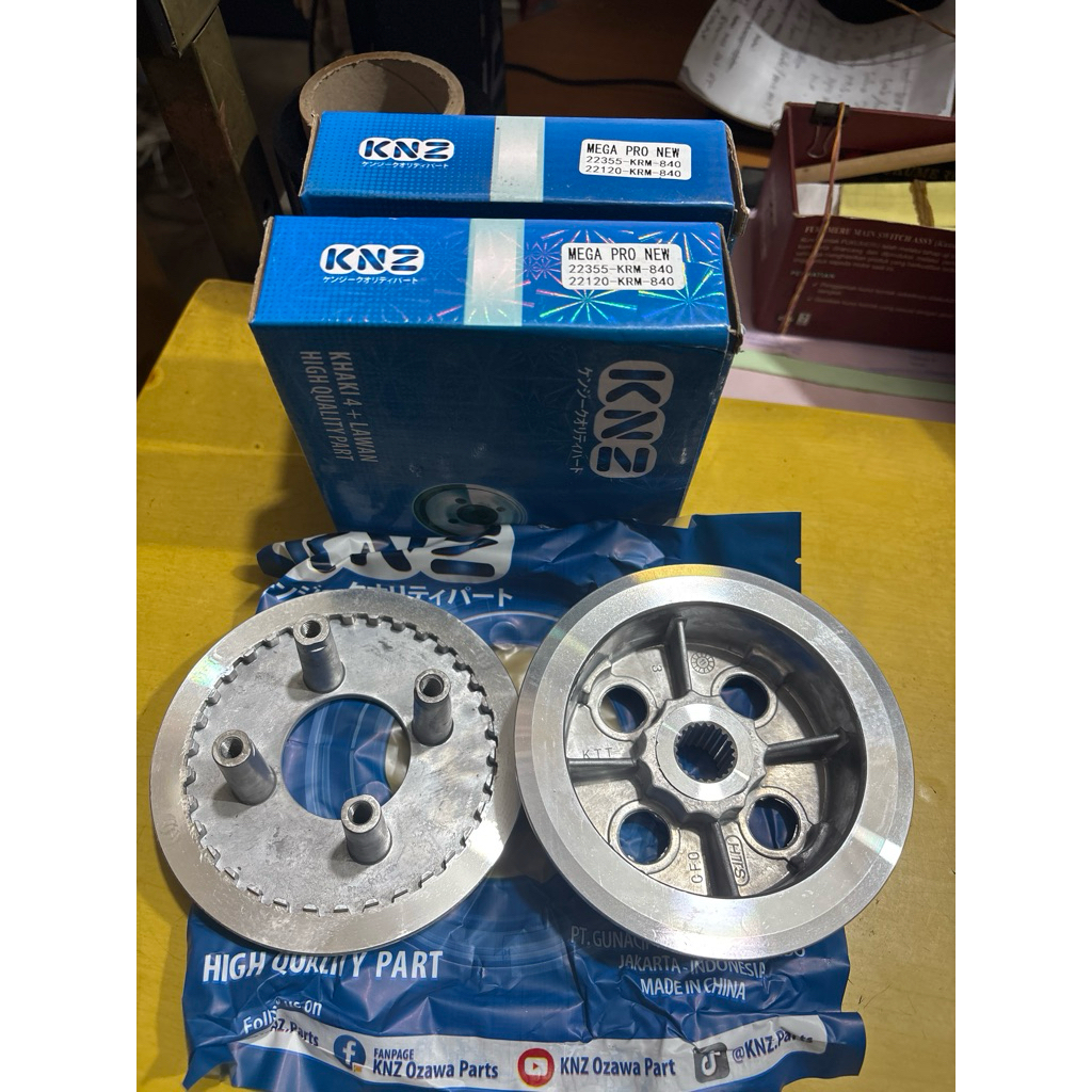 kaki 4 lawan Megapro Monoshock KnZ ,Dapur Kopling Verza KNZ Rumah Kopling MegaproMonoshock