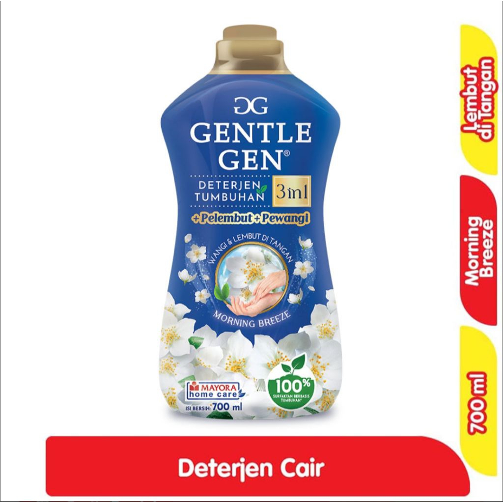 gentle Gentle gen deterjen cair liquid new 700 ml +packing dus