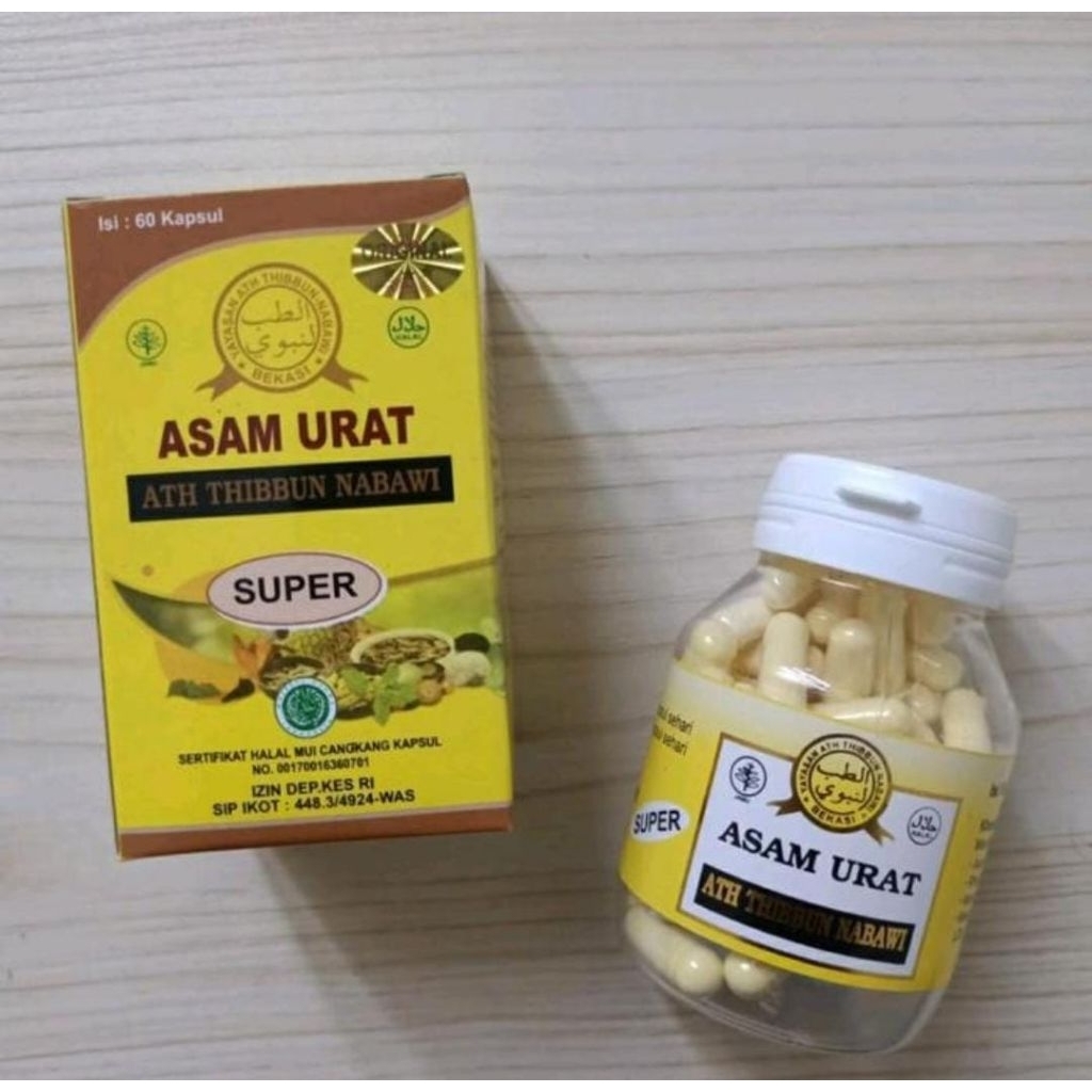 Asam urat Super ath thhibun Nabawi - BPOM MUI halal original palsu uang kembali