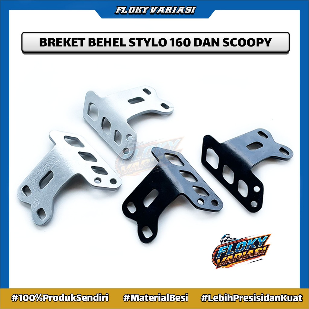 Behel Stylo 160 Bracket Behel Belakang Stylo Scoopy 2023-2025 Bracket Behel Belakang Stylo, Scoopy