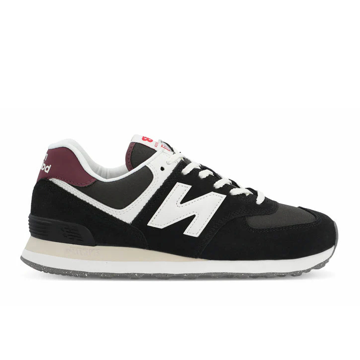 Sepatu Sneakers Wanita NWBC 574 Black White Original WL574WBE