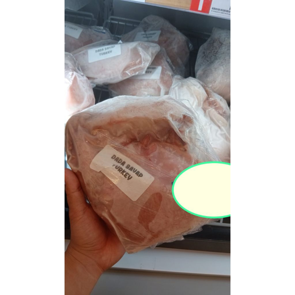dada ayam kalkun Turkey ayam kalkun dada sayap per potong -+1,5 kg