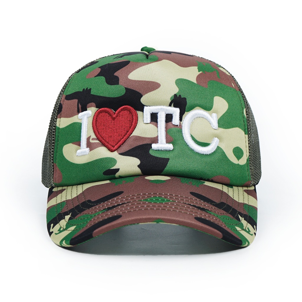 TRUCKER HAT CAMO ARMY