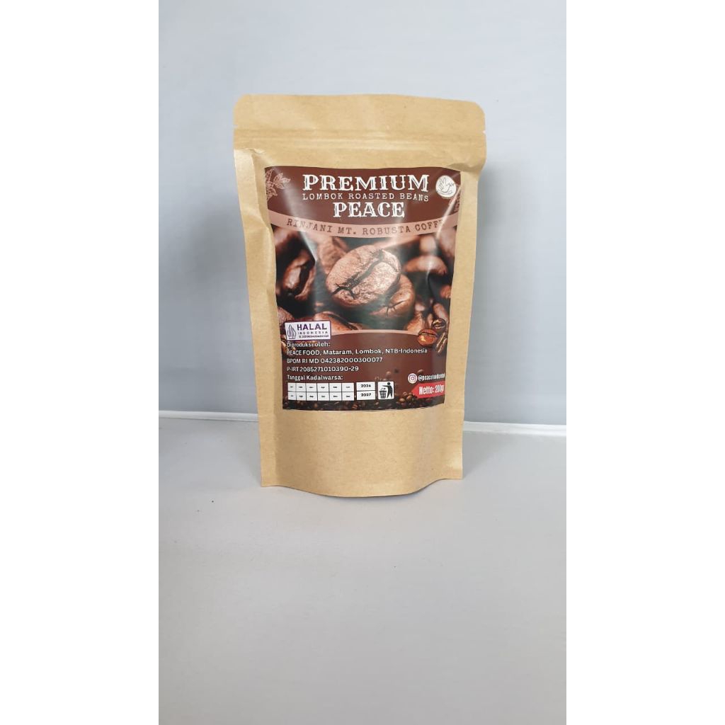 kopi lombok biji sangrai