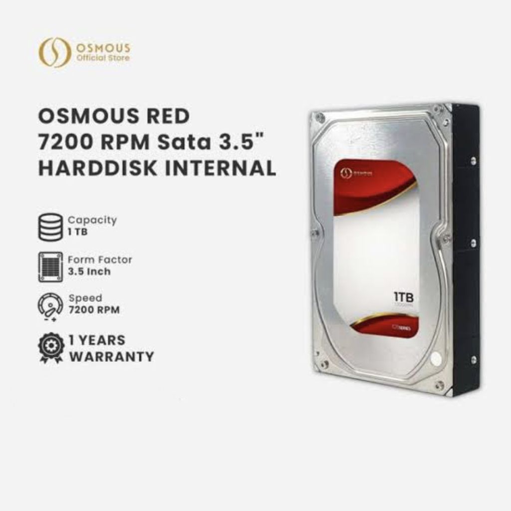 Harddisk HDD PC 1TB 2TB 3,5" Osmous