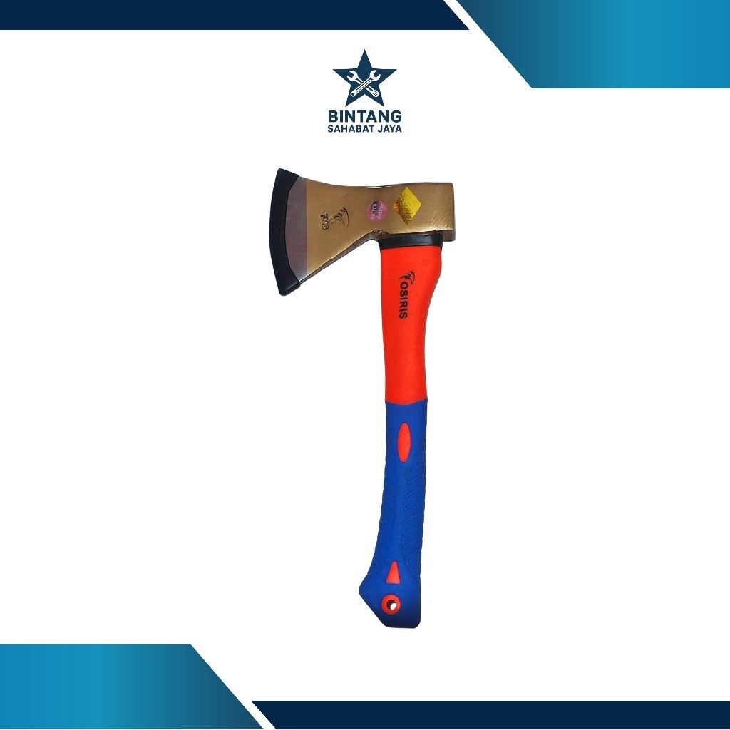 Kapak Besar / Kapak potong dan belah kayu multifungsi gagang fiber lapis karet