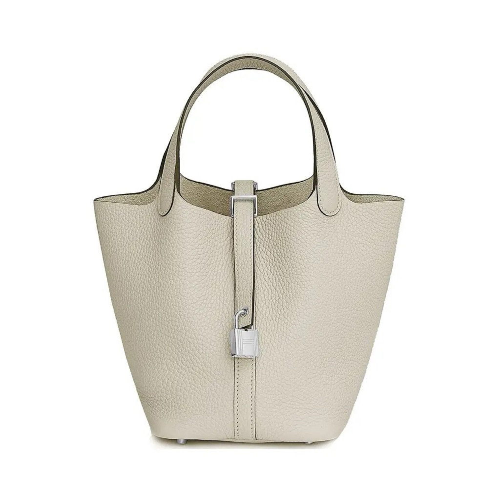 PRELOVED Kremes Hermong Picotin Full Emboss