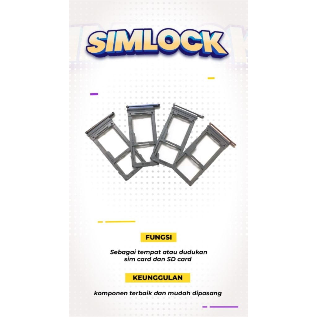 SIMLOCK / TEMPAT KARTU VIVO V23E (4G) / VIVO V21E (4G) / VIVO V20 (4G) / VIVO V21 (4G) ORI