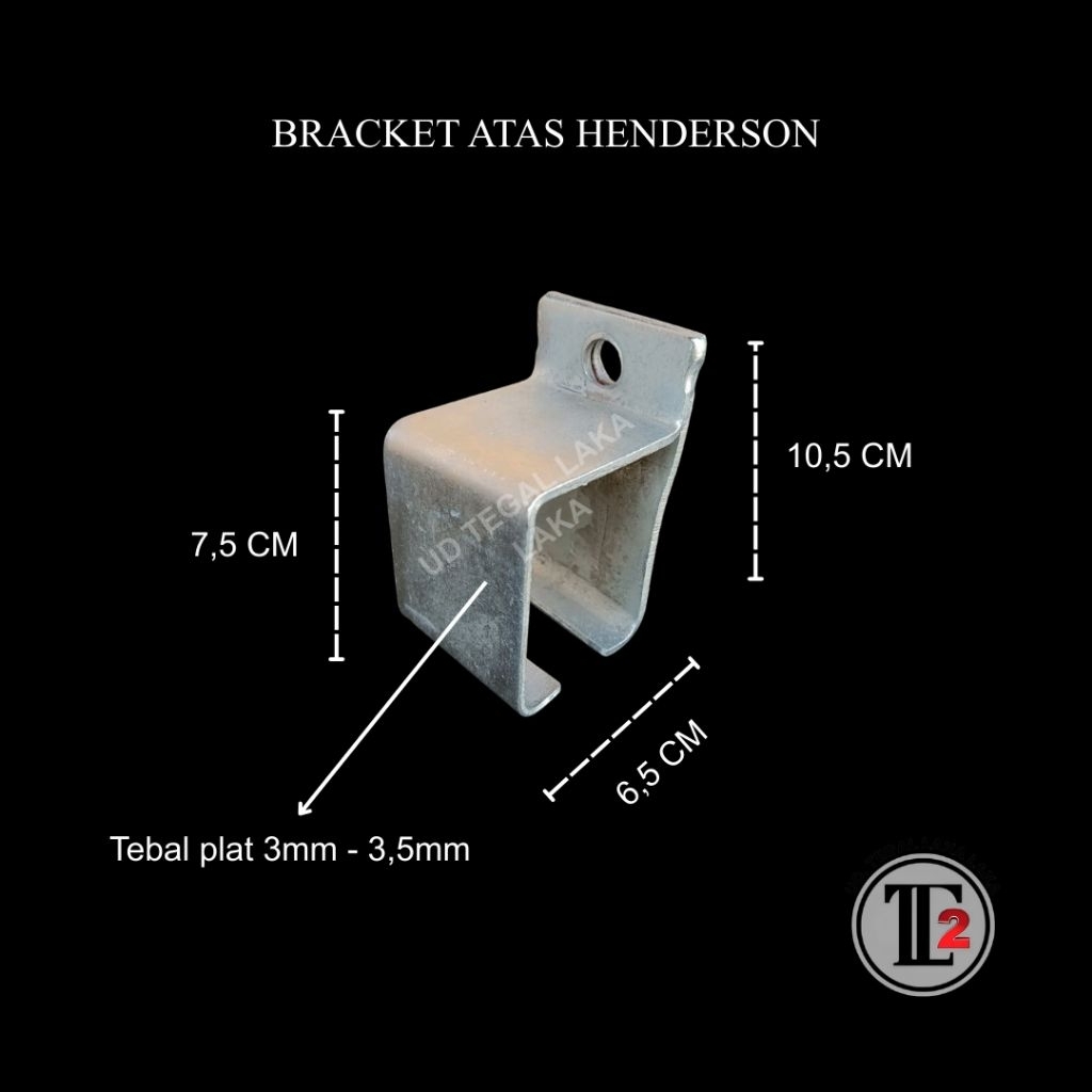 Bracket rel atas henderson | breket henderson