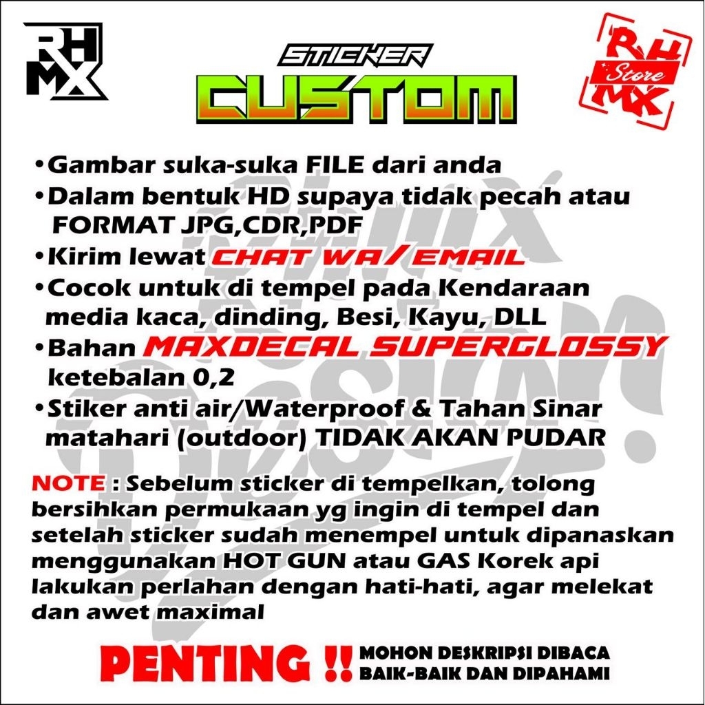 stiker request khusus
