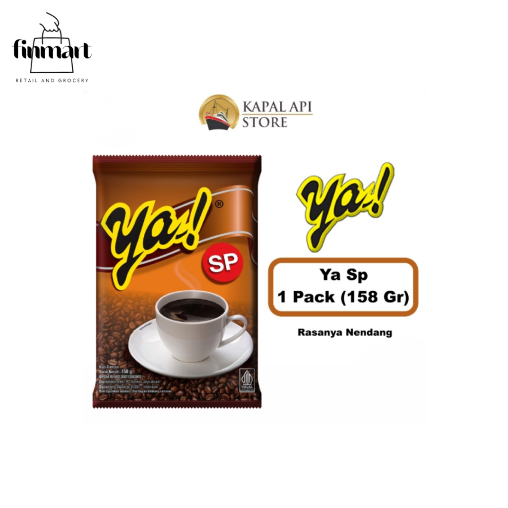 KOPI BUBUK YA SP 158GR // KOPI BUBUK YA 158GR GRATIS GELAS