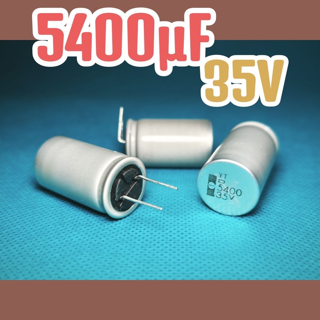 Kapasitor capasitor elko elco 35v 5400uf 35v 5400 uf 35 v 35volt ORIGINAL