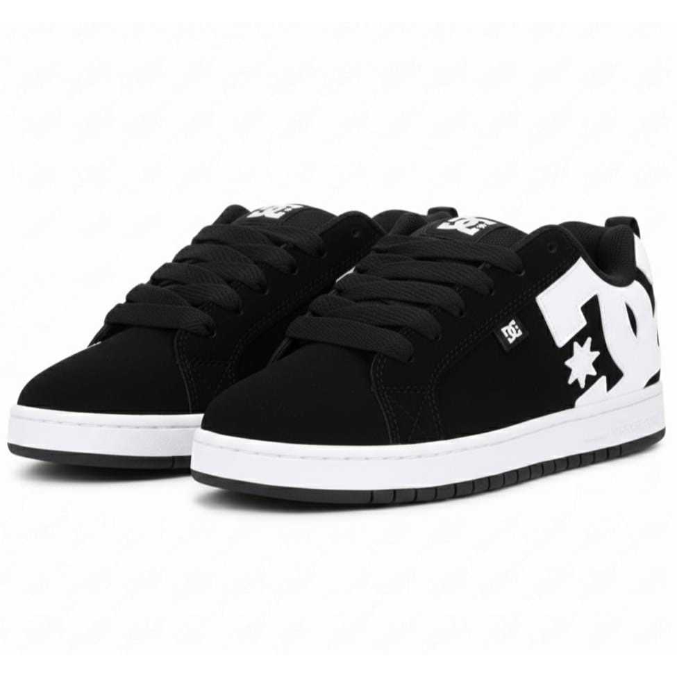 SEPATU DC PRIA DC SHOES COURT GRAFFIK SEPATU GEMUK PRIA WANITA TERBARU SNEAKERS CASUAL HITAM PUTIH