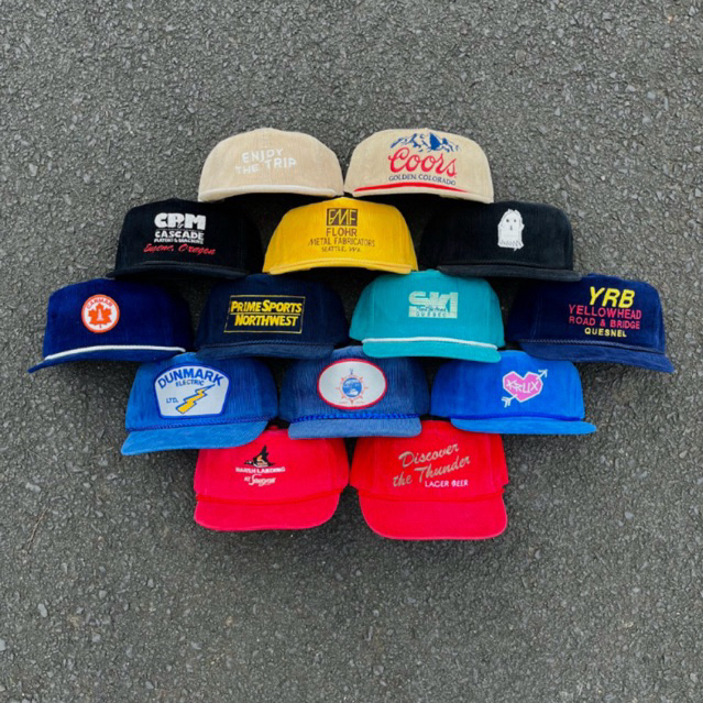 Topi Corduroy Ropehat Vintage 90s Original