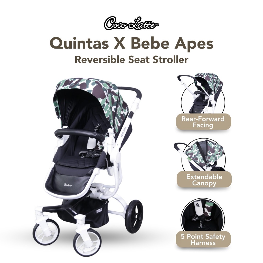 COCOLATTE QUINTAS X BEBE APES Stroller