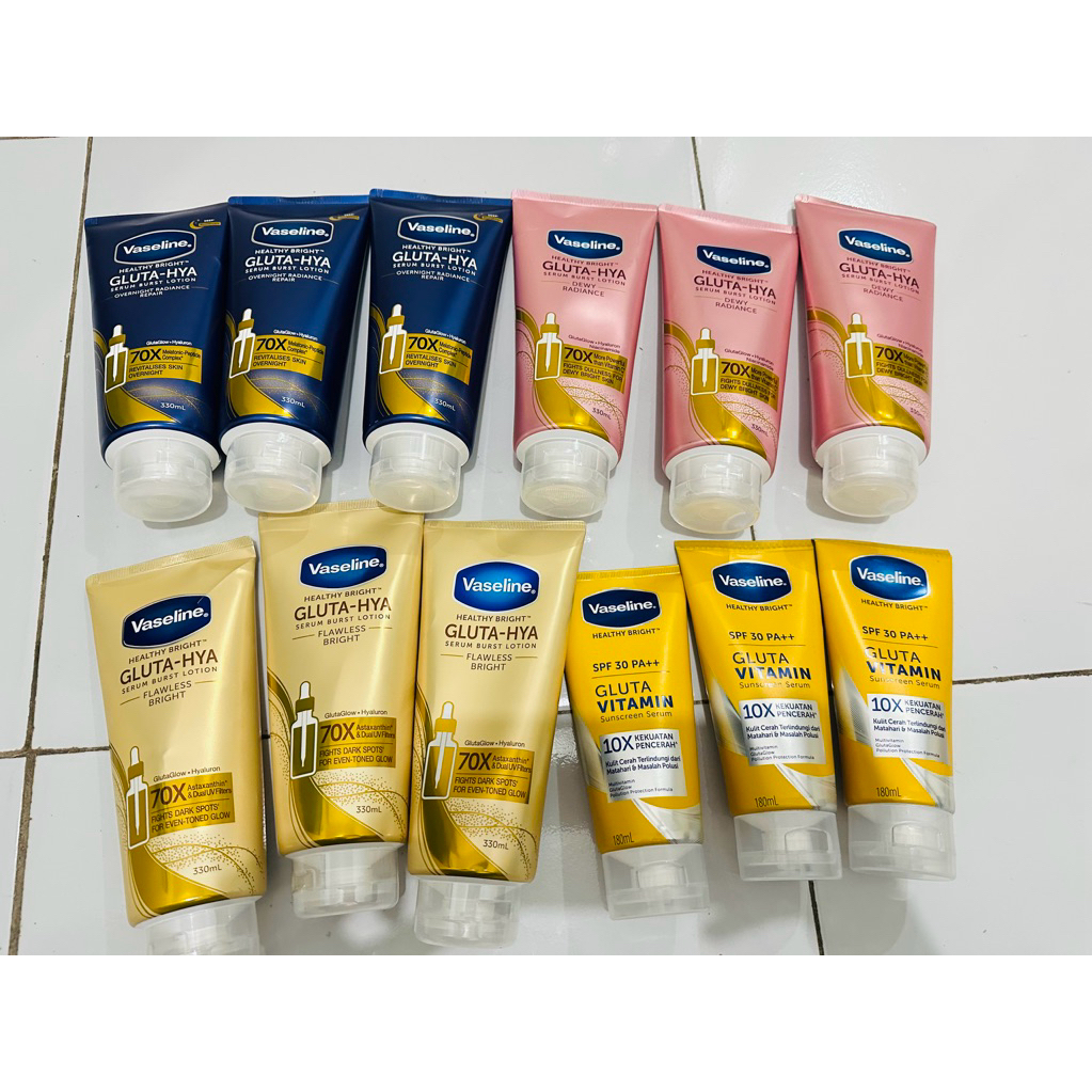 ALL VARIAN VASELINE GLUTA ORIGINAL BPOM EXP 2028