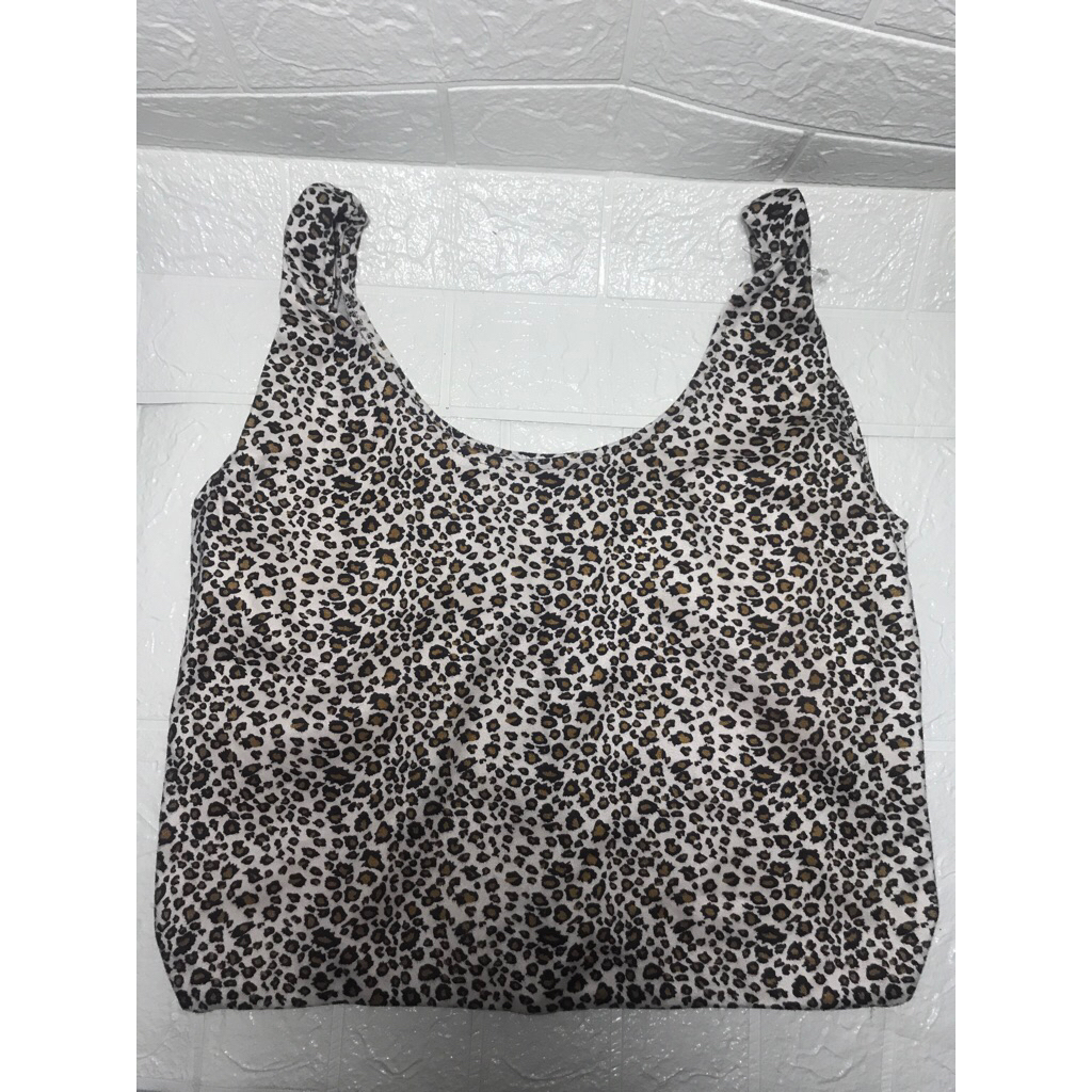 Top Handle Bag Motif Leopard Tas Tangan Tas Serbaguna Tas Belanja  Preloved