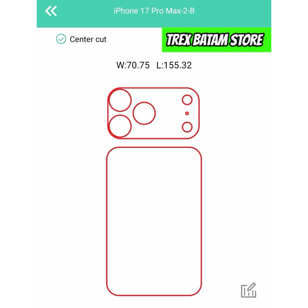 ANTIGORES HYDROGEL BELAKANG IPHONE 17 PRO MAX [ BATAM ]