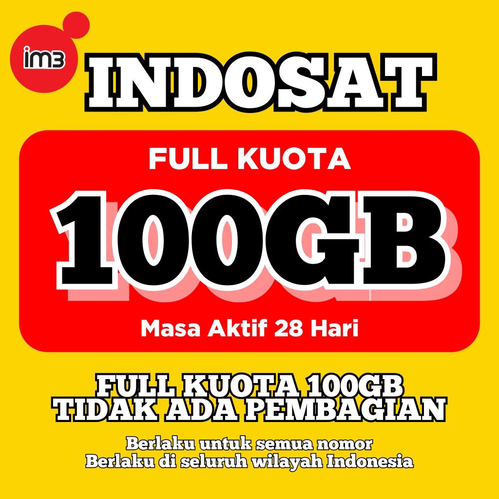 KUOTA INDOSAT 100GB MURAH