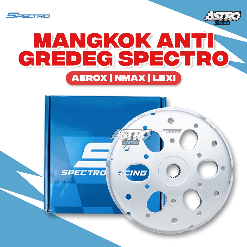 Spectro Mangkok Ganda Nmax 155 Aerox 155 Lexi 125 Upgrade CVT Kampas Ganda Spectro Racing
