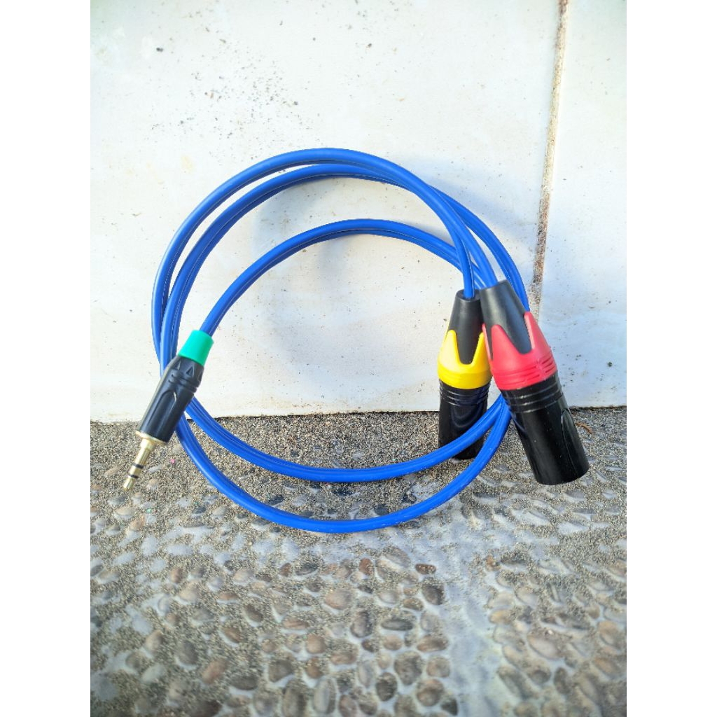 kabel input ke mixer merk kitani, Jack hp ke mixer, kabel jack3.5 to xlr male bagus