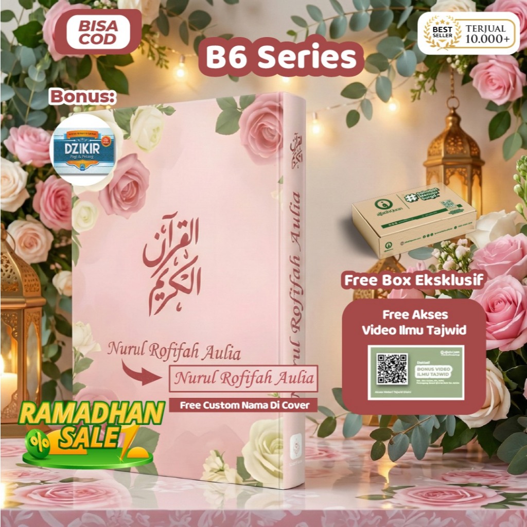 Alquran Custom Cover Nama B6 Terjemah Perkata