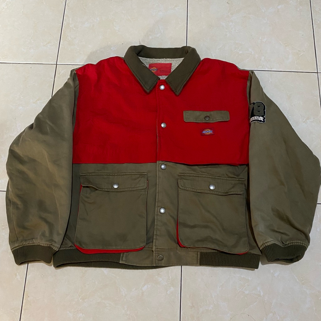 Dickies Canvas Red & Brown Jacket