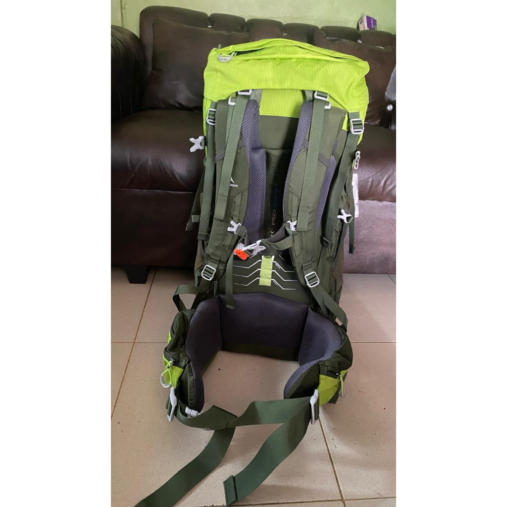 carrier eiger equator trek 65L 2nd sekali pakai