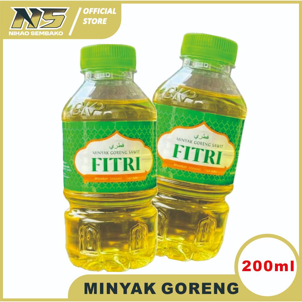 Minyak Goreng FITRI  Kemasan Mini 200 ML | Minyak Gorng Murah | Minyak Goreng Botol 200ML | Minya go