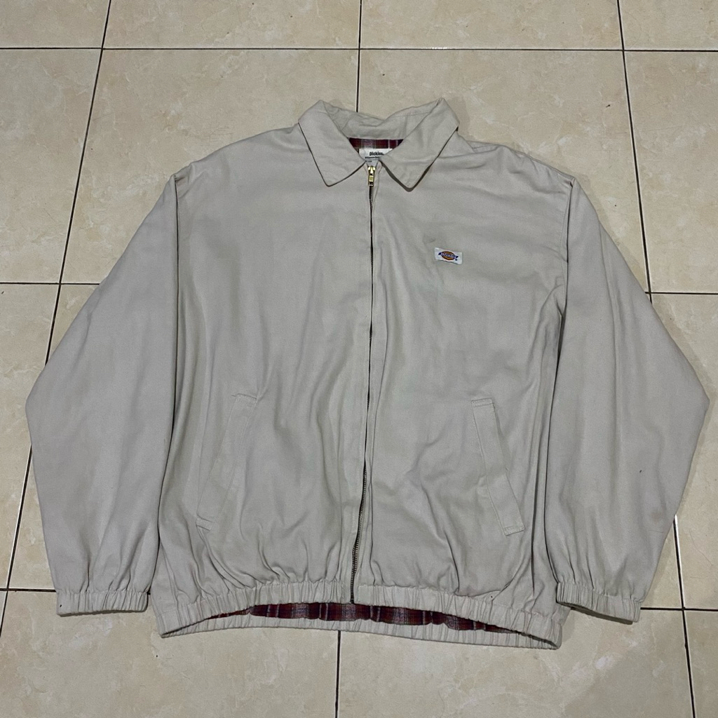 Dickies Work Plaid White Jacket