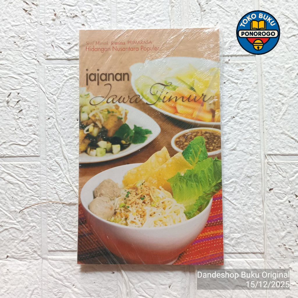 Jajanan Jawa Timur - seri masak Femina Primarasa hidangan Nusantara populer - BUKU RESEP MASAKAN ORI
