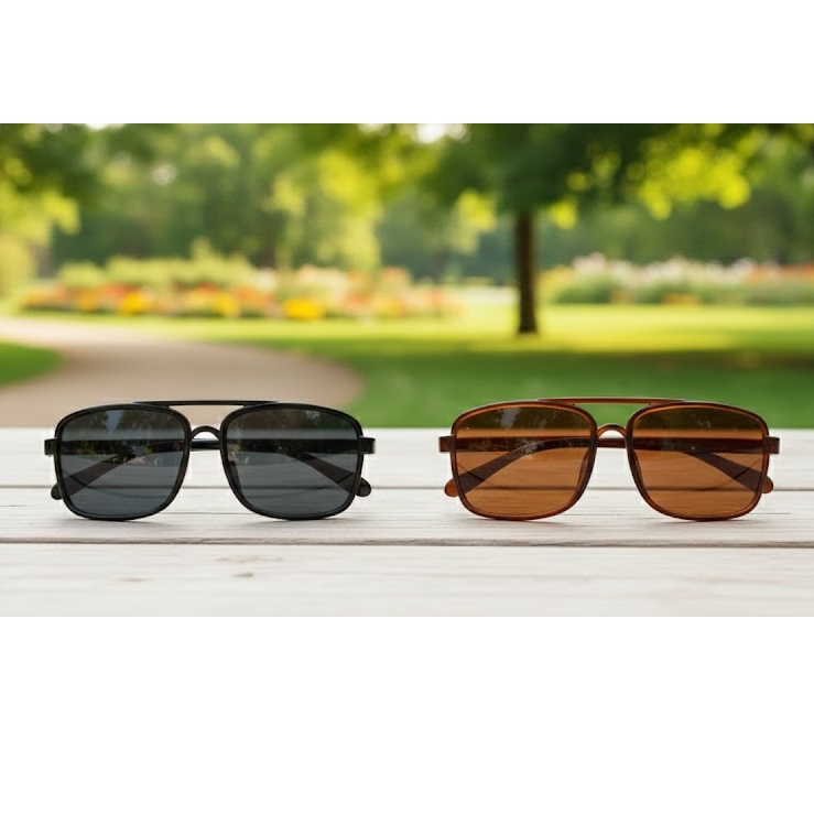 kacamata cowok hitam aviator.kacamata pria riben pilot