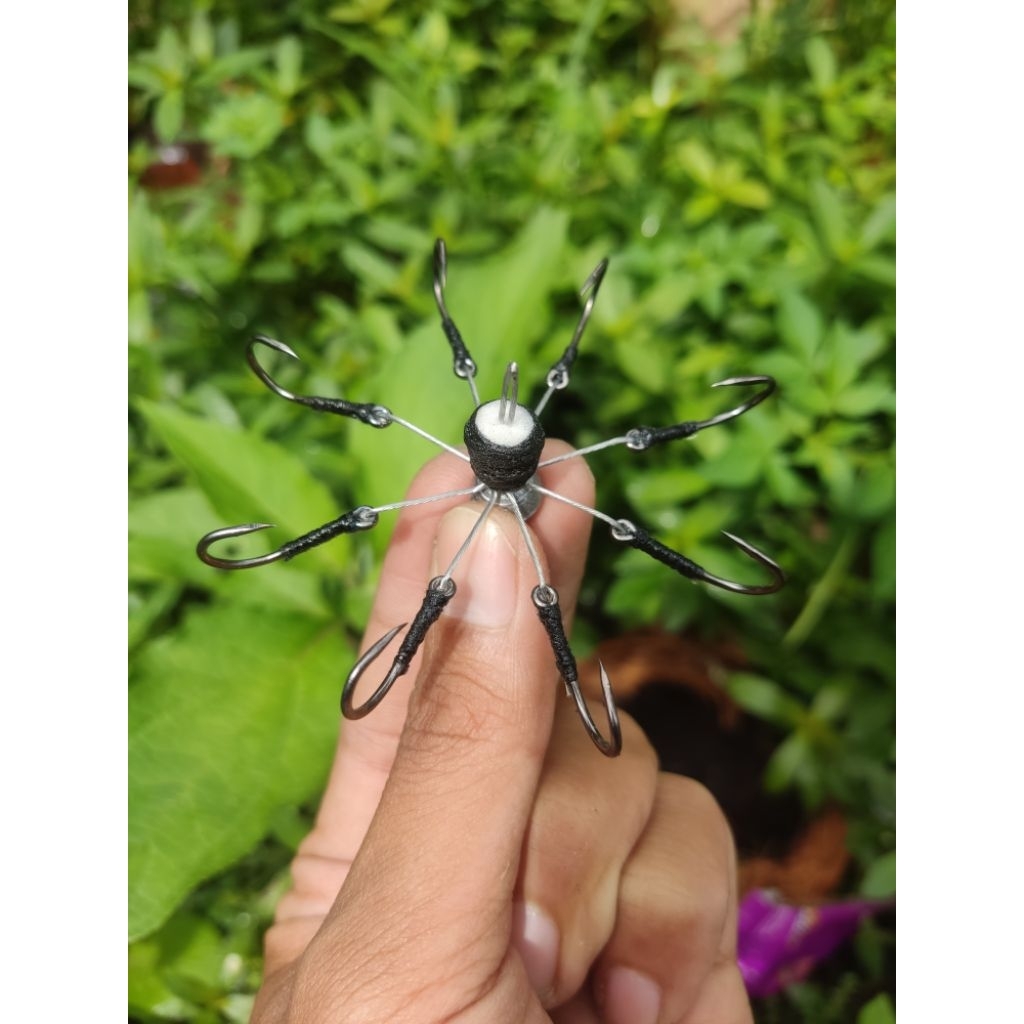 kail pancing garong mata 6 dan 8 bahan Neklin