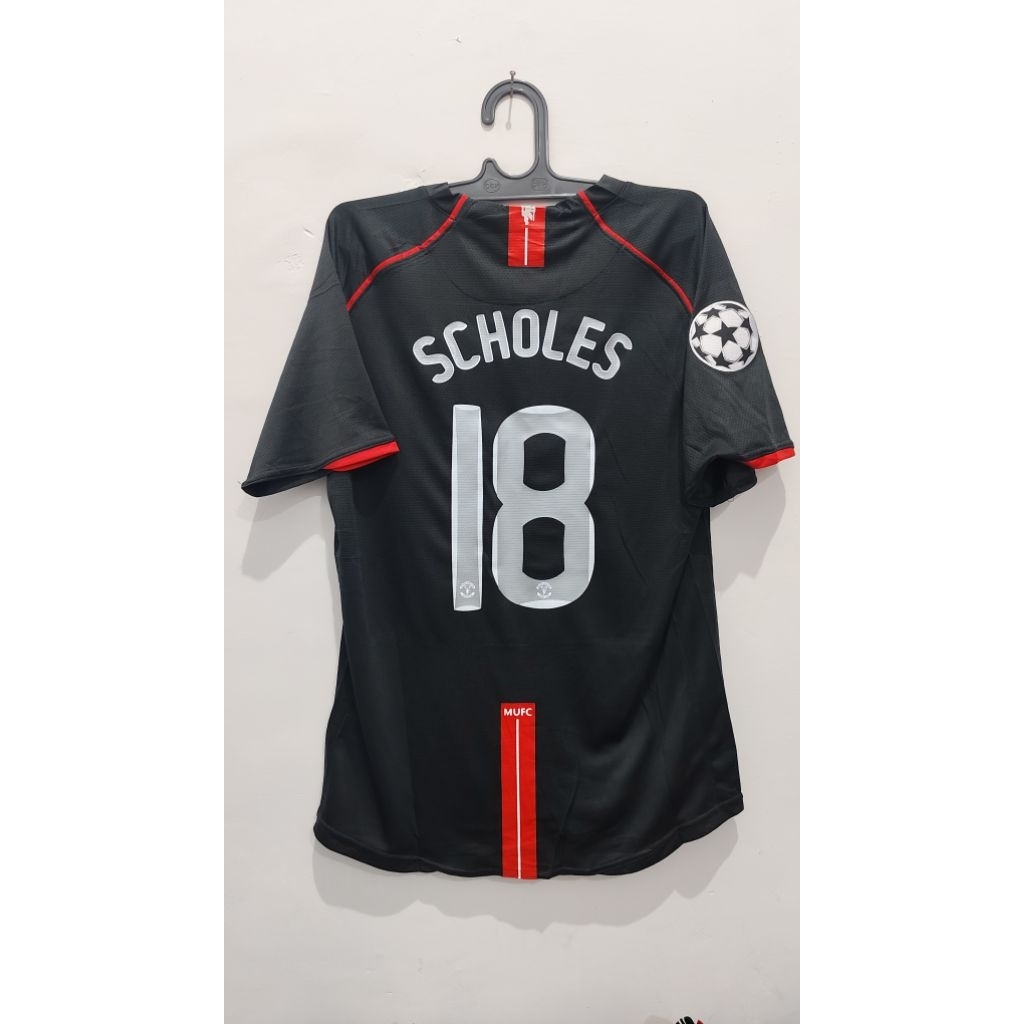 jersey retro MU Scholes size L