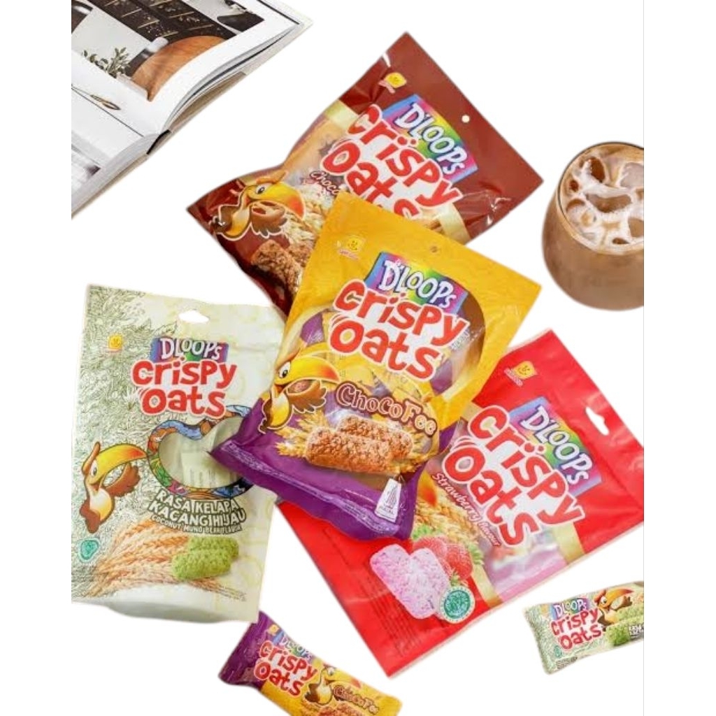 Dloops Crispy Oat Aneka Rasa 100gr murahh