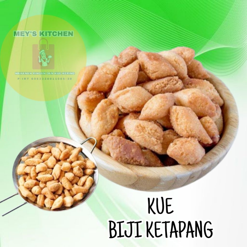 Biji Ketapang Enak Kue Biji Ketapang Renyah Enak Lembut 250 Gram
